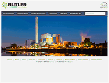 Tablet Screenshot of butlertech.ie